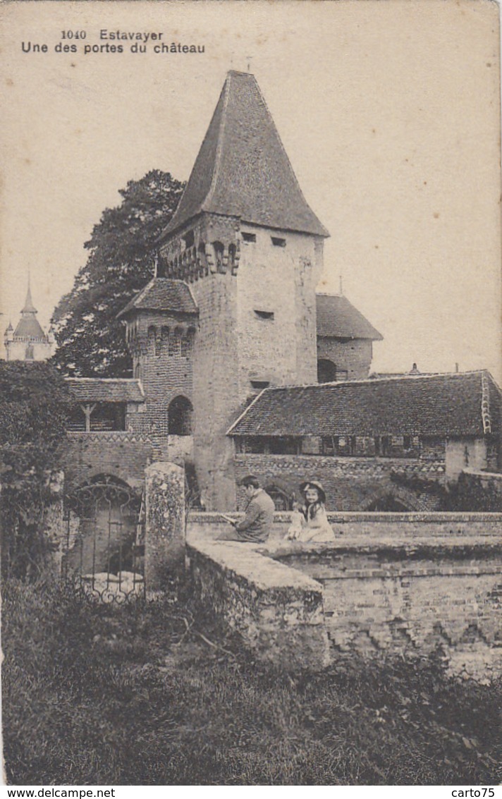 Suisse - Estavayer-le-Lac - Une Des Portes Du Château - Estavayer