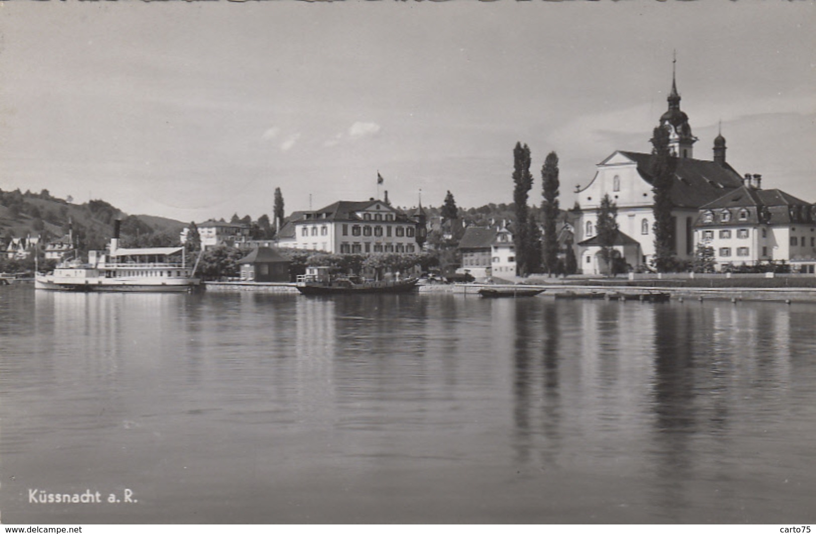 Suisse - Küssnacht A. R. Hotel Seehof - Postmarked 1949 - Küssnacht