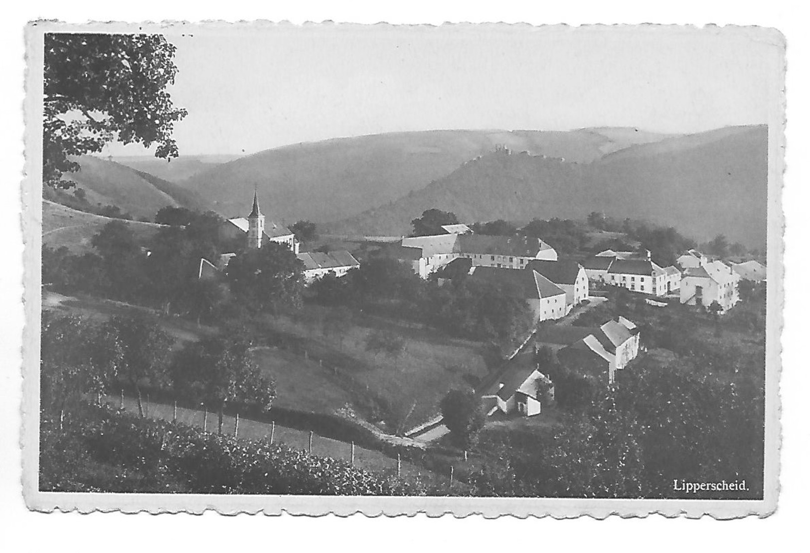 Lipperscheid Carte Editée Hansen Mersch Pour Hotel Des Ardennes Michelau N. Lucas - Autres & Non Classés