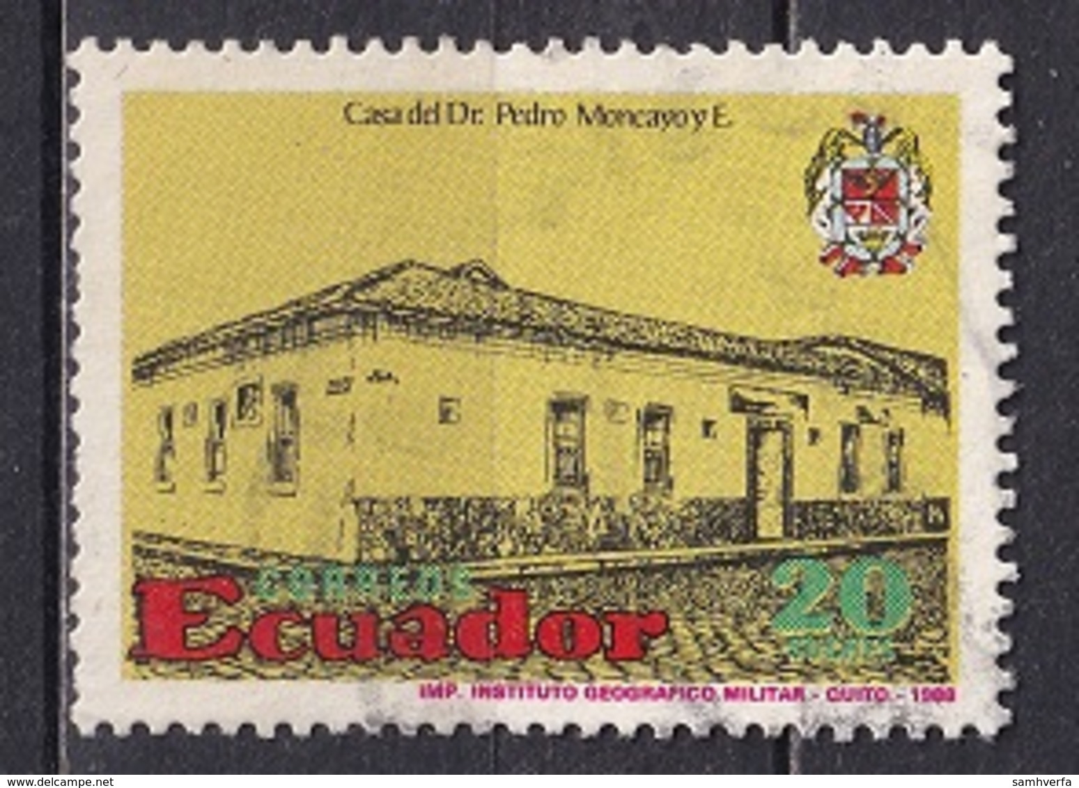 Ecuador 1988 -  The 100th Anniversary Of The Death Of Dr. Pedro Moncayo Y Esparza, Politician - Ecuador