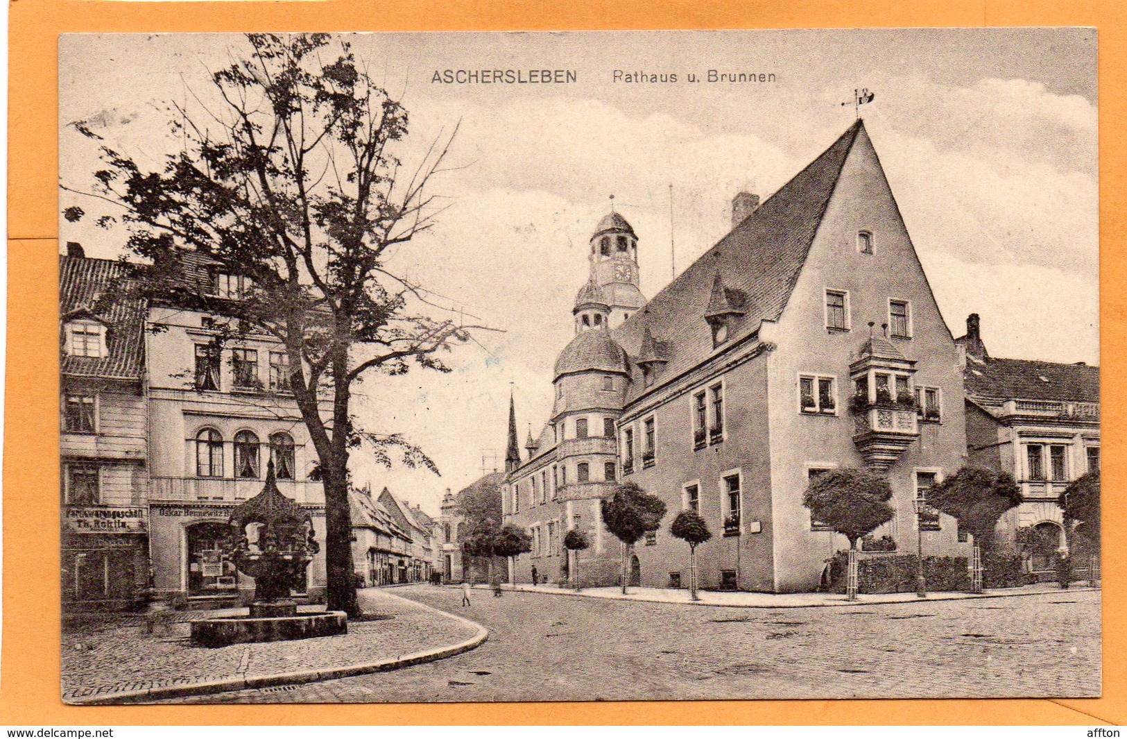 Aschersleben Germany 1916 Postcard - Aschersleben