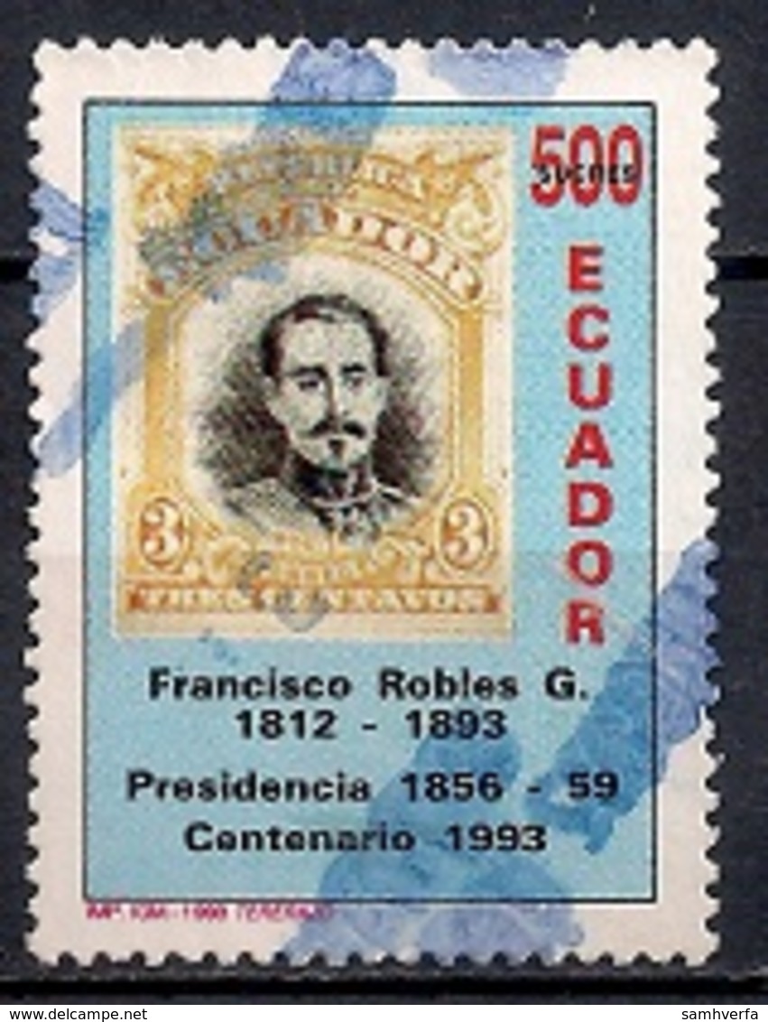 Ecuador 1993 - The 100th Anniversary Of The Death Of Francisco Robles Garcia, 1811-1893 - Ecuador