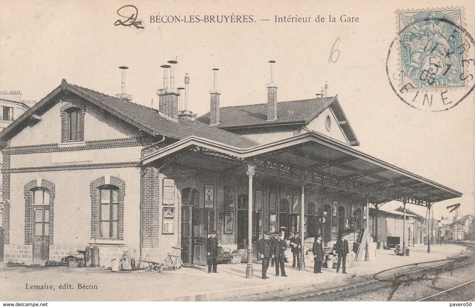 BECON LES BRUYERES ( Intérieur De La Gare ) - Autres & Non Classés