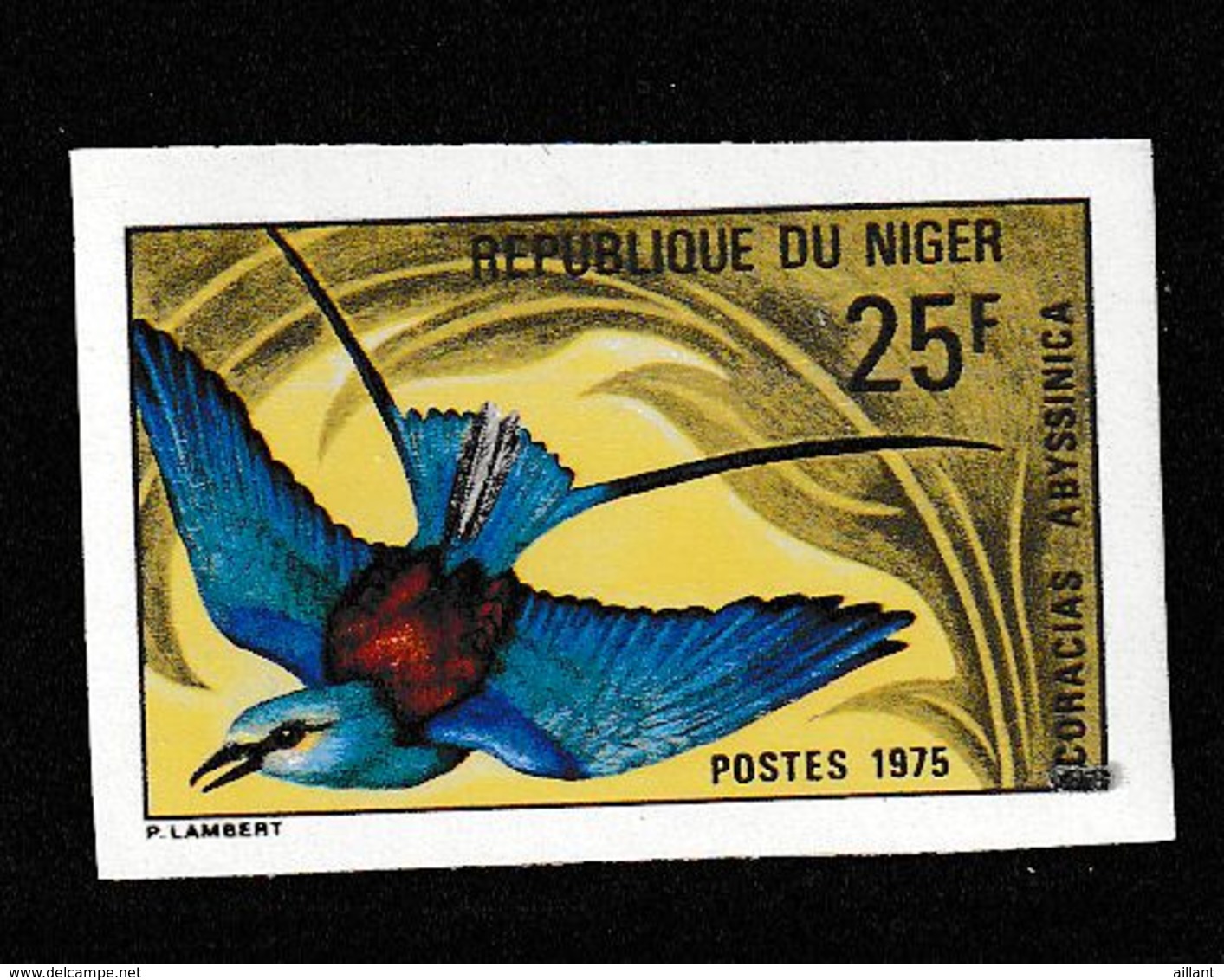 Niger.1971    Rollier D'Abyssinie   Non-dentelé. Imperf - Parrots