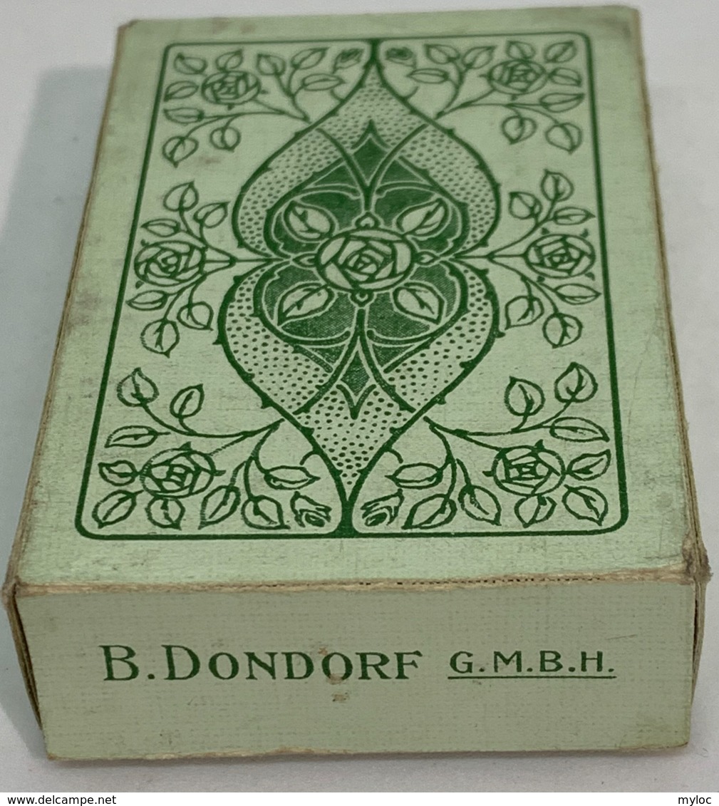 Jeu De Patience 52 Cartes Pour Dames. N° 229 Petit Format 6,5 X 4,5 Cm.  Dondorf Frankfurt. Cartes En Très Bon état. - 54 Carte