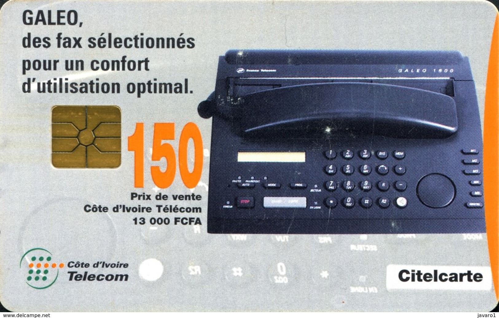 IVORY-COAST : GALEO Telephone    USED  DUMPING - Costa D'Avorio