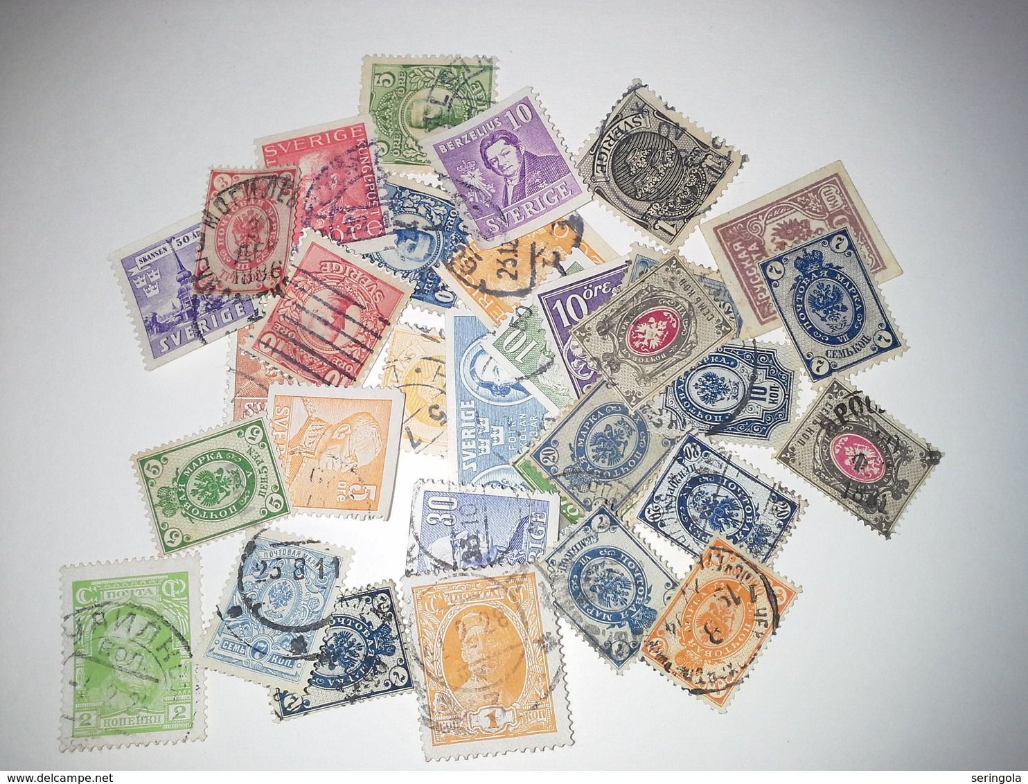 Lot stamps mundo para identificar