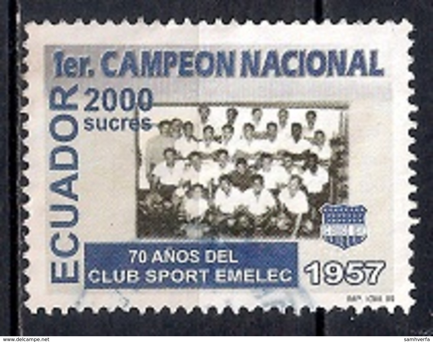 Ecuador 2000 - The 70th Anniversary Of Emelec Football Club - Ecuador