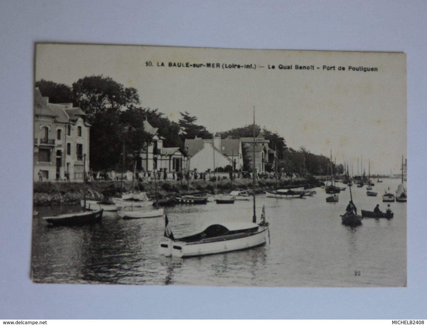 LA BAULE SUR MER - Le Quai Benoît - Port De Pouliguen Ref 1632 - La Baule-Escoublac