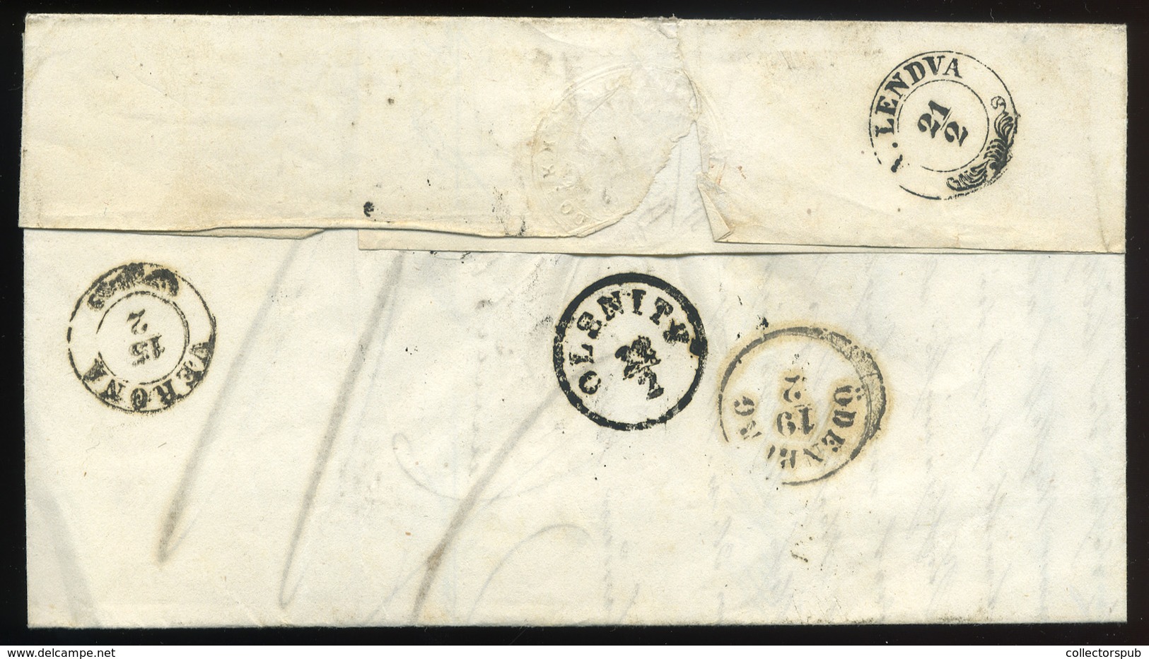 VERONA 1856. Le3vél Tartalommal, Muraszombatra Küldve - ...-1867 Prephilately