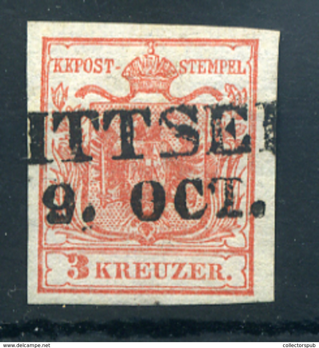 KITTSE 3Kr Szép Bélyegzés - Used Stamps