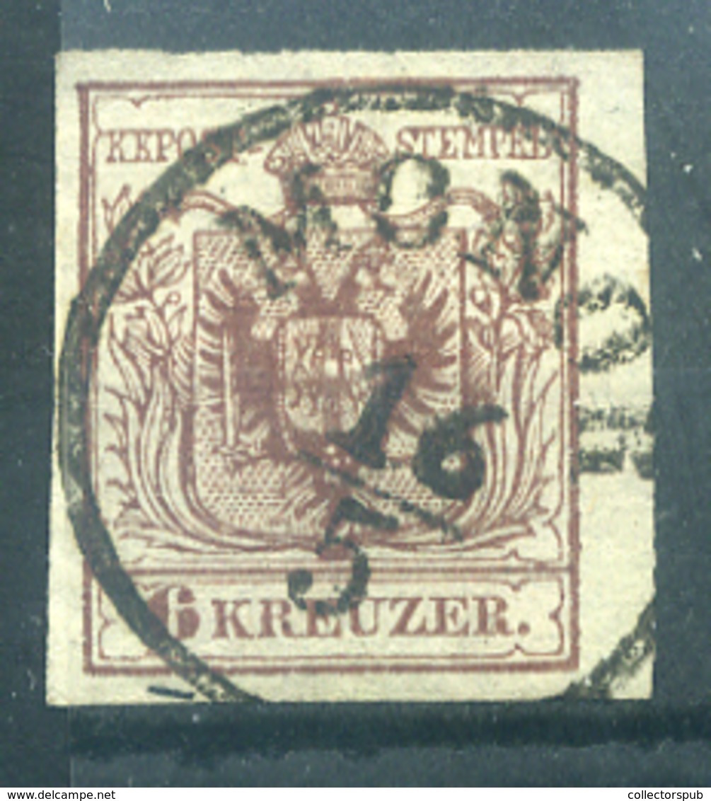 MONOR 6Kr Szép Bélyegzés - Used Stamps