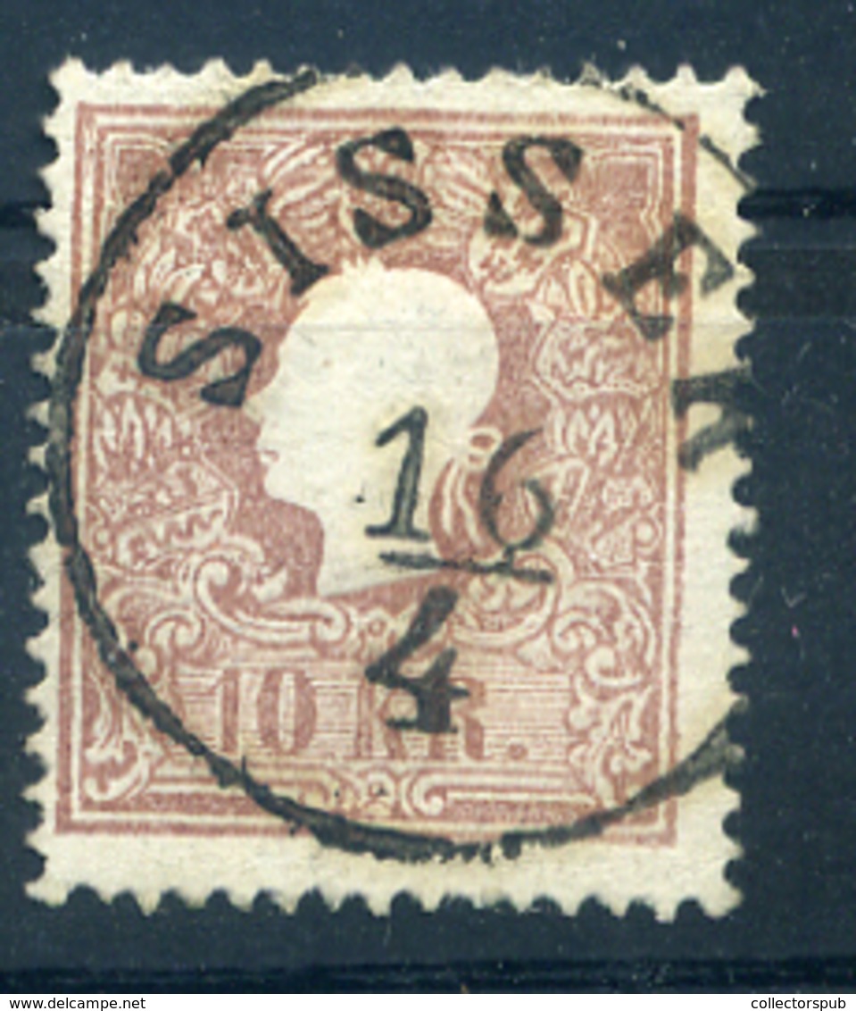 SISSEK 10kr Szép Bélyegzés - Used Stamps