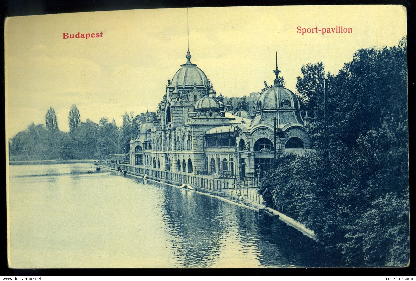 BUDAPESTSport Pavillon, Sorsjeggyel, Régi Képeslap - Hungary