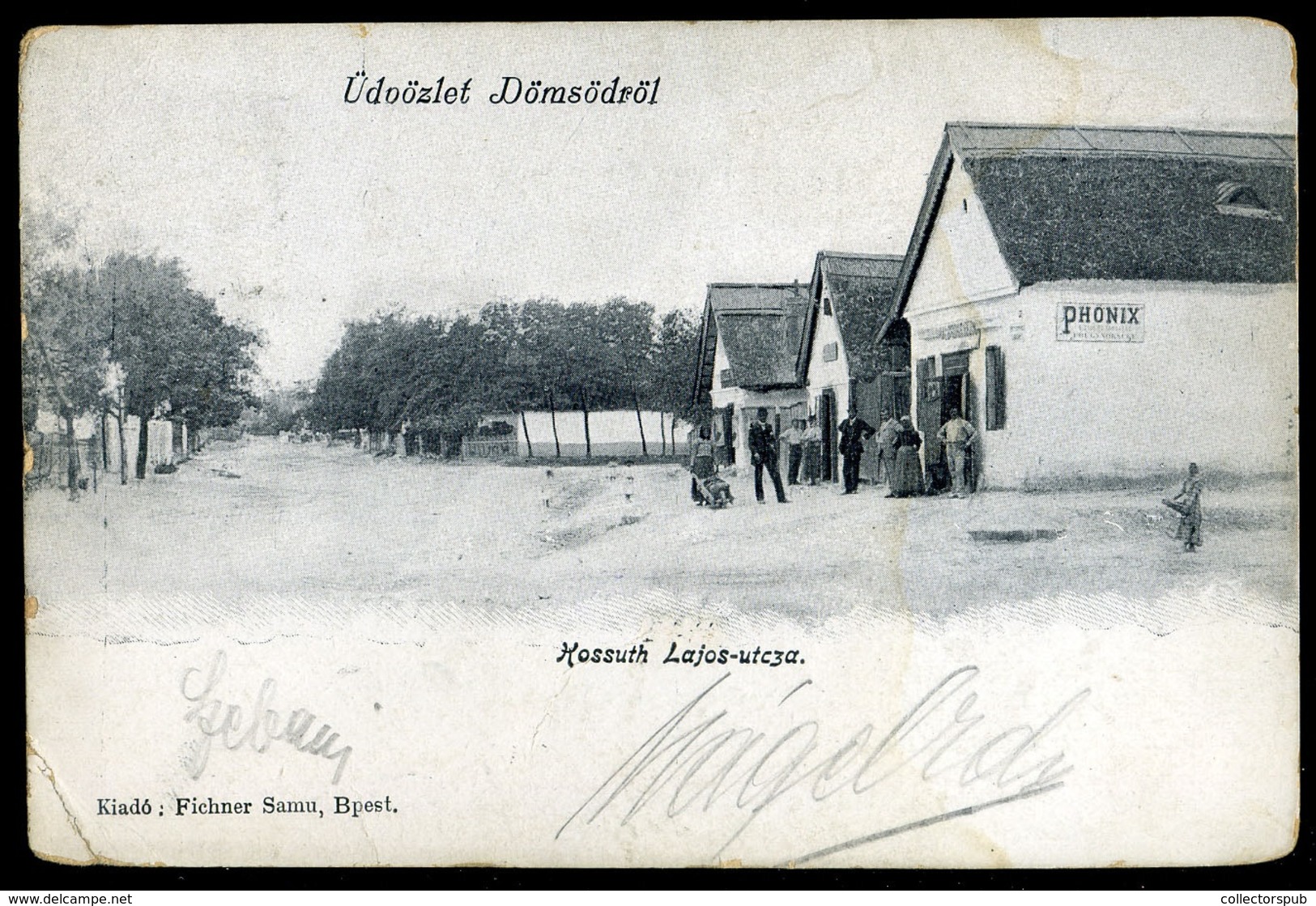 DÖMSÖD 1903. Régi Képeslap - Hungary