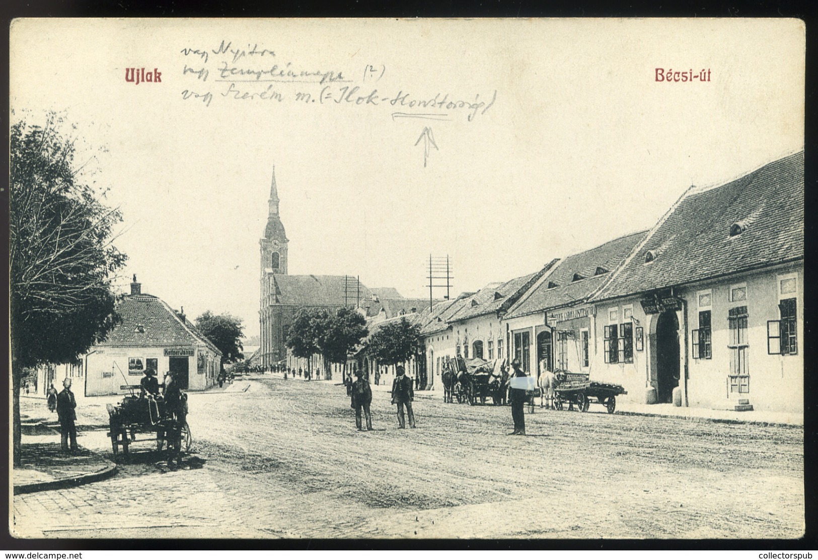 BUDAPEST 1910. Ca. Ujlak, Bécsi út, Régi Képeslap - Hongarije