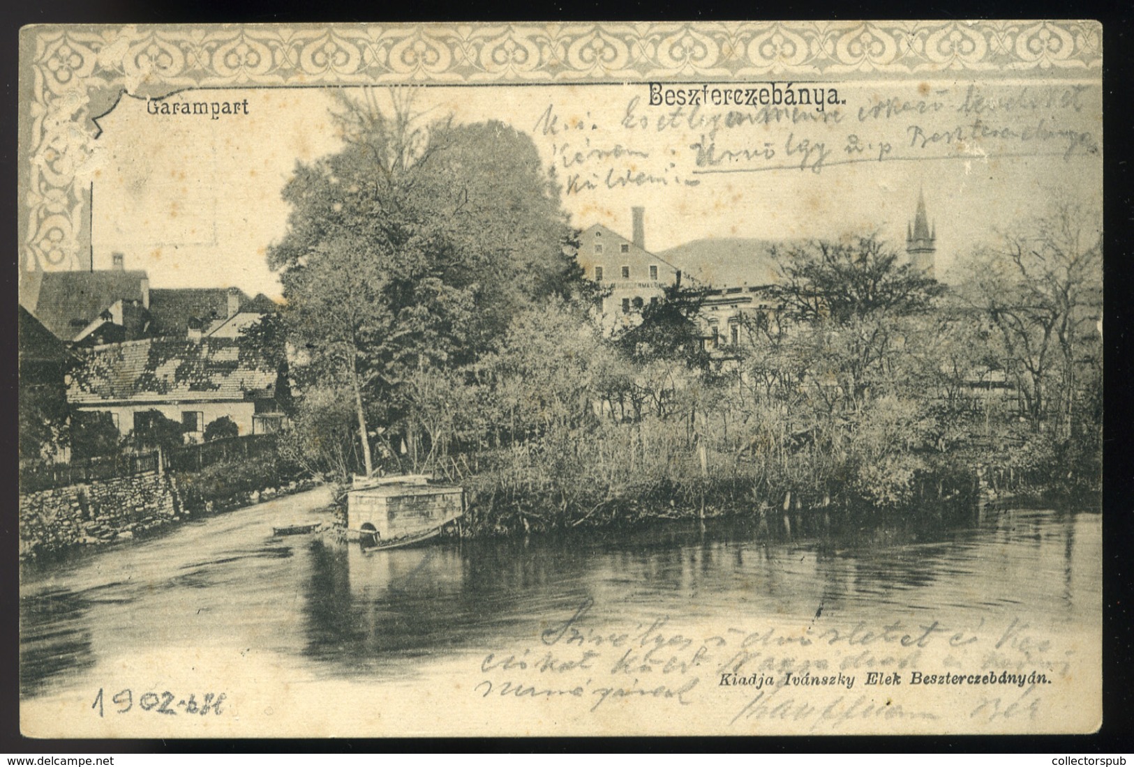 BESZTERCEBÁNYA 1902. Régi Képeslap - Hungary