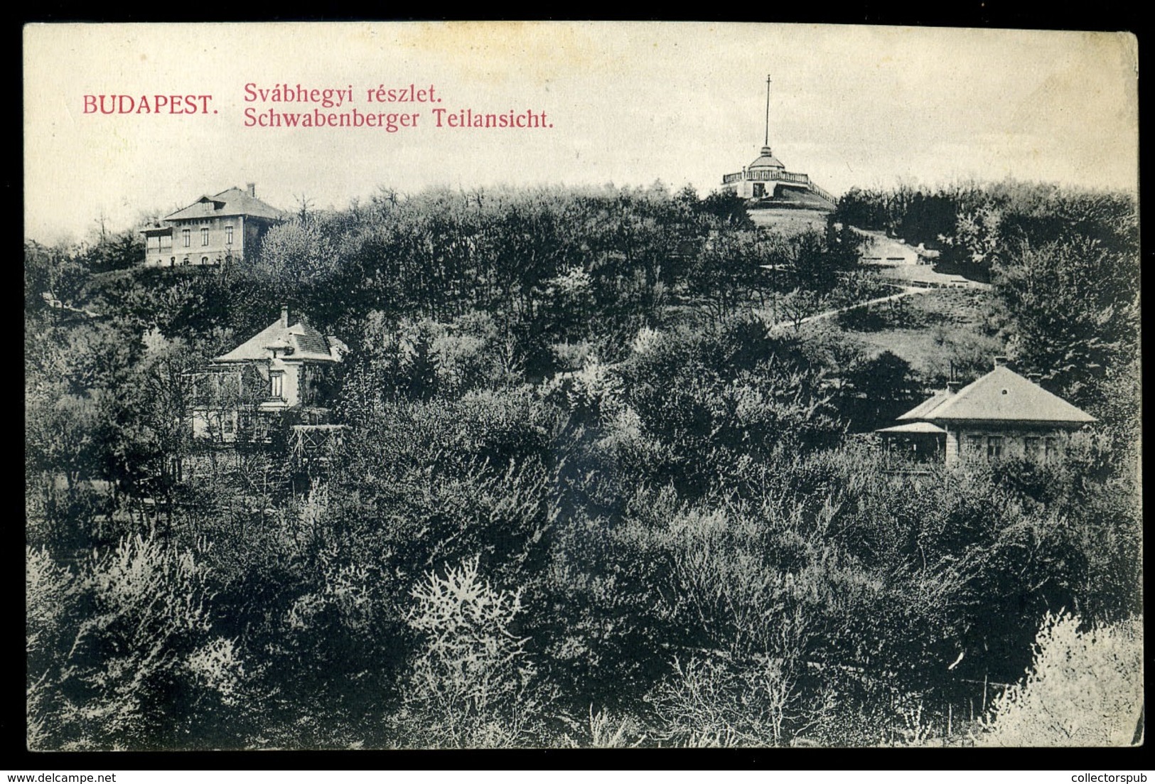 BUDAPEST Svábhegy, Régi Képeslap - Hongrie