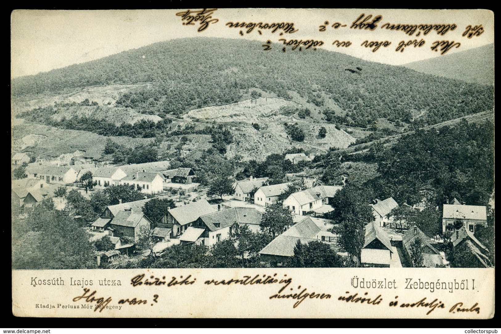 ZEBEGÉNY 1905. Régi Képeslap - Hongarije