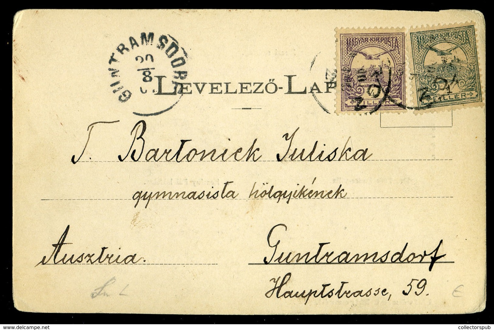 ZIRC 1900. Régi Képeslap - Hongarije