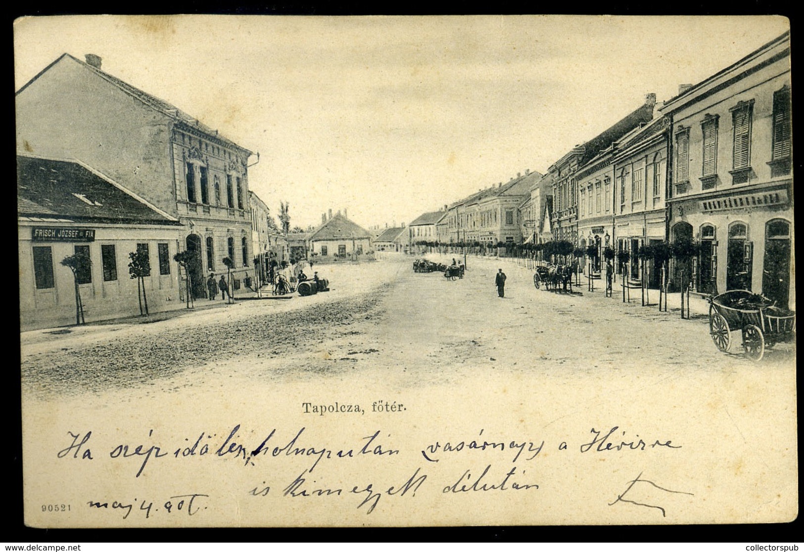 TAPOLCA 1906. Régi Képeslap - Hongarije