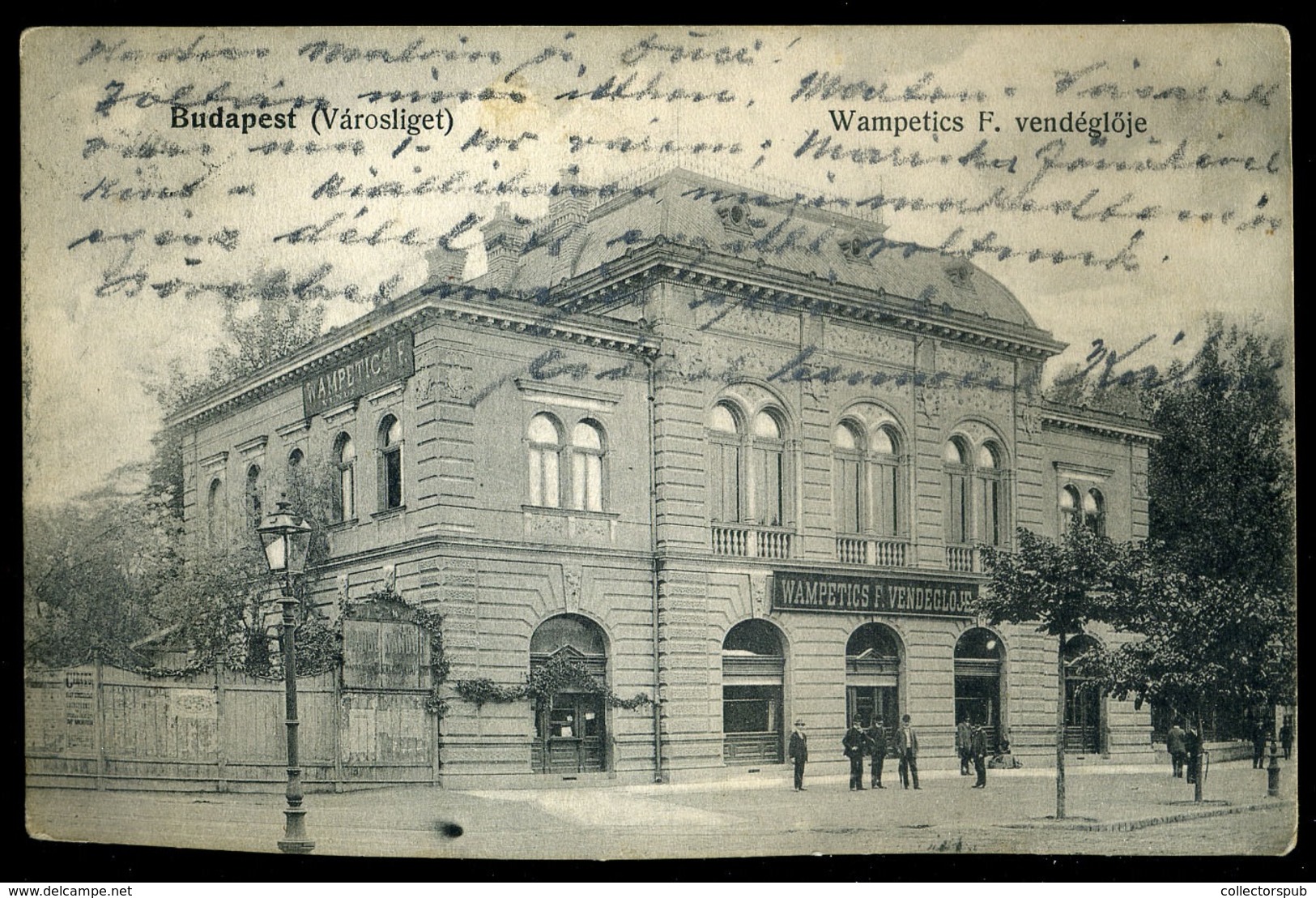BUDAPEST 1907. Wampetics Vendéglő, Régi Képeslap - Hungary