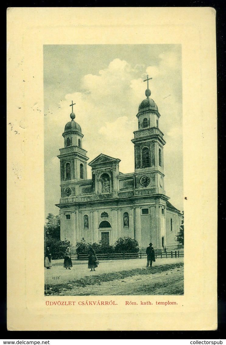 CSÁKVÁR 1912. Régi Képeslap , W.L. - Hongarije