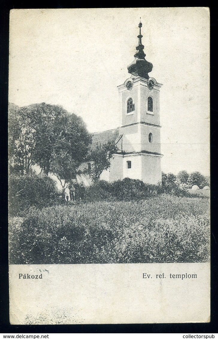 PÁKOZD 1915. Régi Képeslap - Hungary