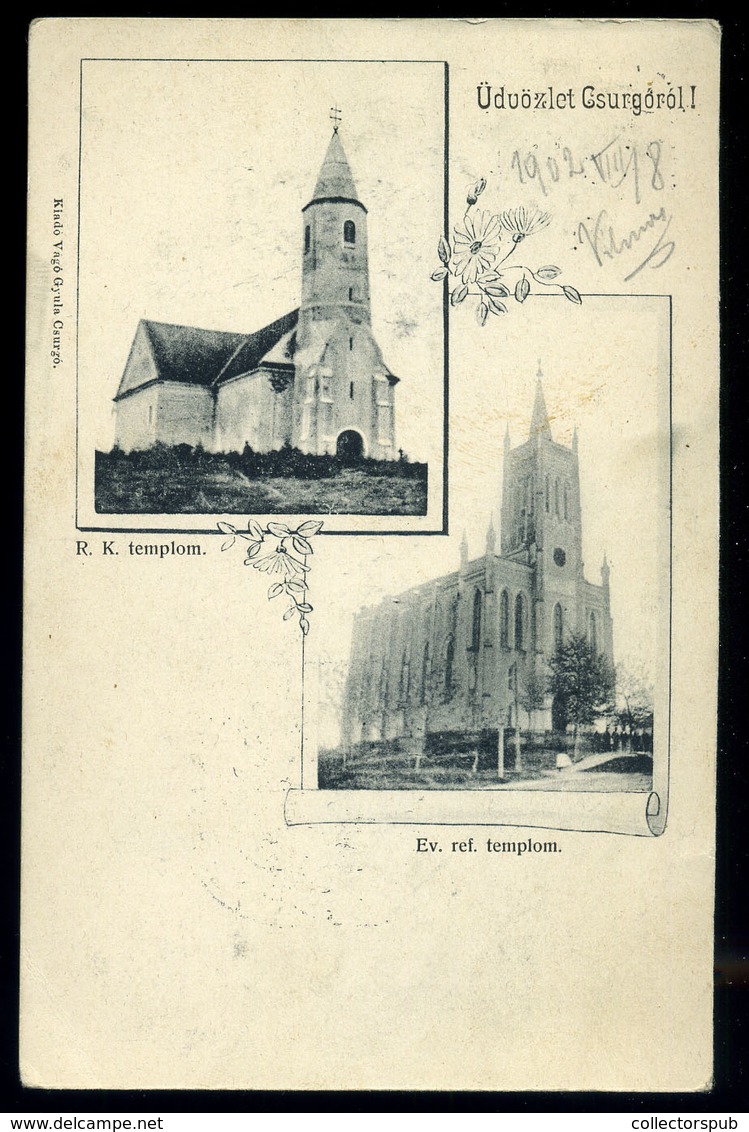 CSURGÓ 1902. Régi Képeslap - Hongarije