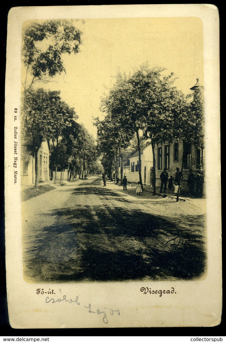 VISEGRÁD 1904. Régi Képeslap - Hongarije