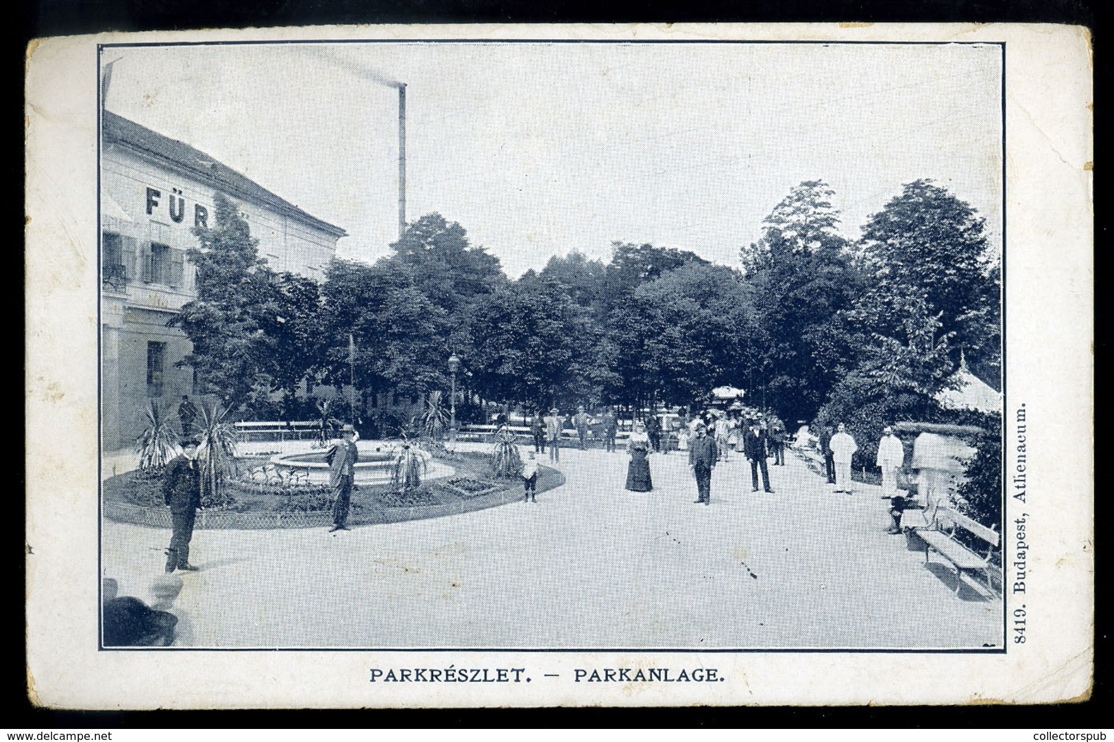 BUDAPEST 1912. Császár Fürdő, Régi Képeslap - Hungary