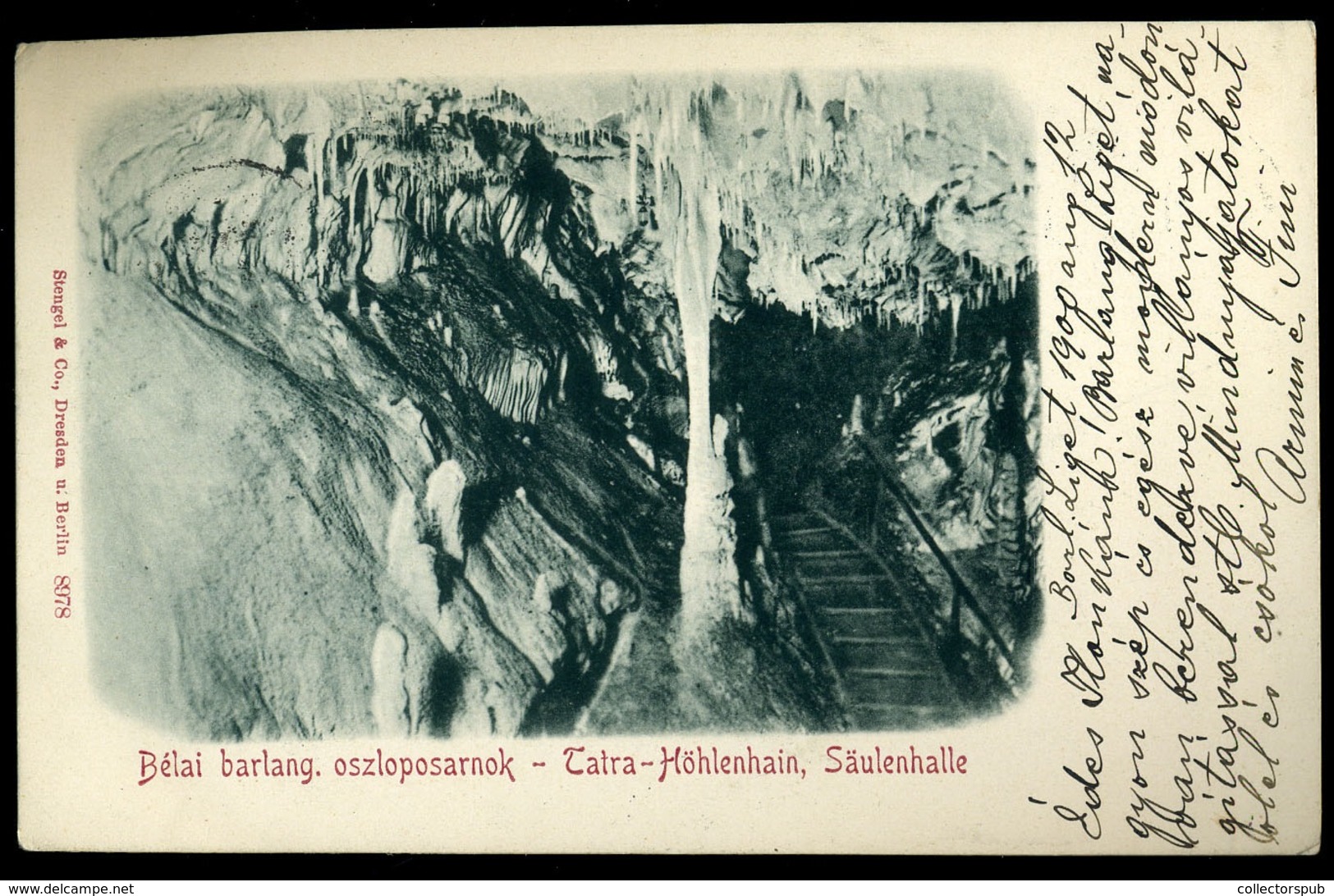 TÁTRA 1902. Bélai Barlang, Régi Képeslap - Hungary