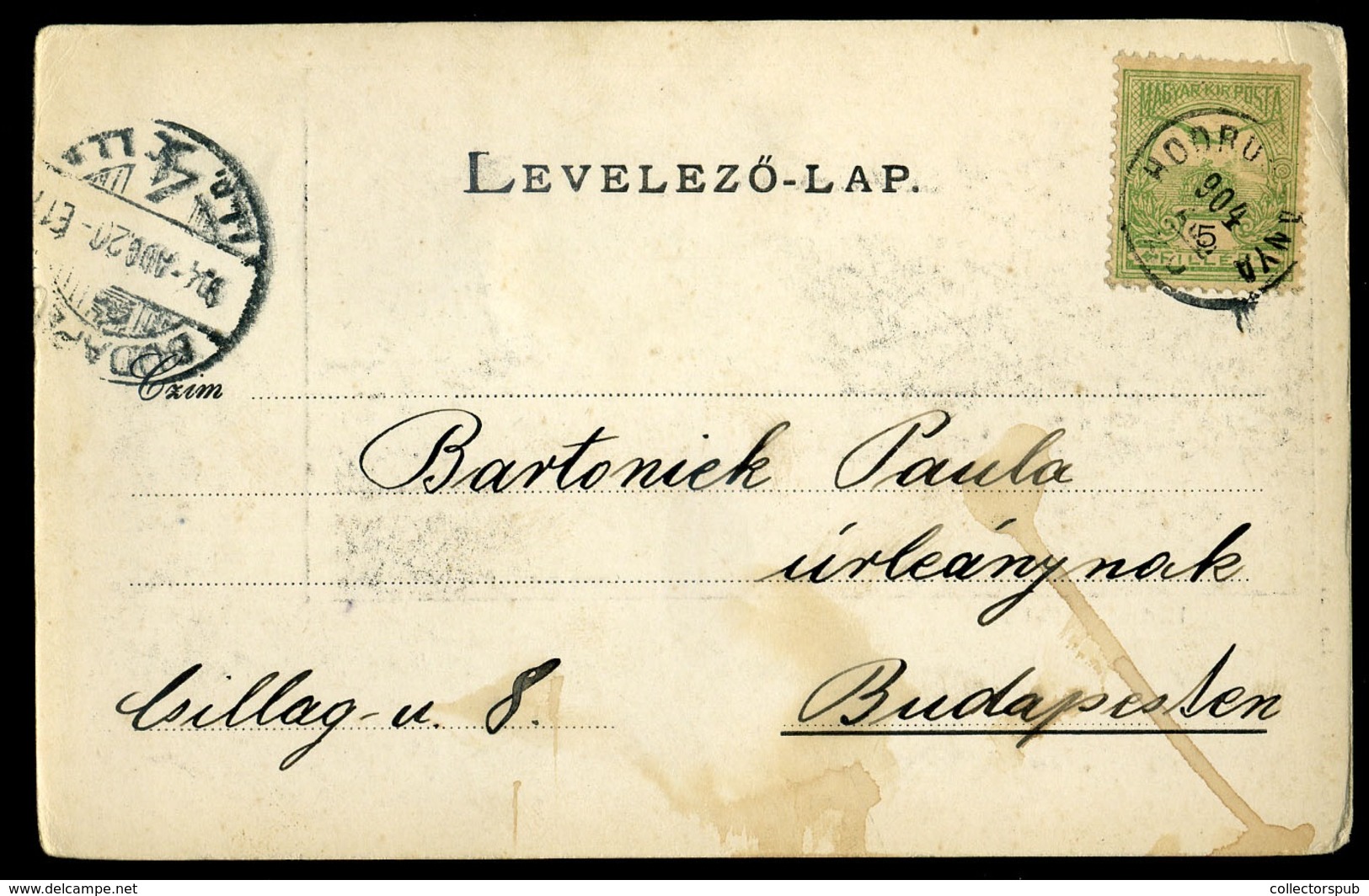 HODRUSBÁNYA 1904. Régi Képeslap - Hungary