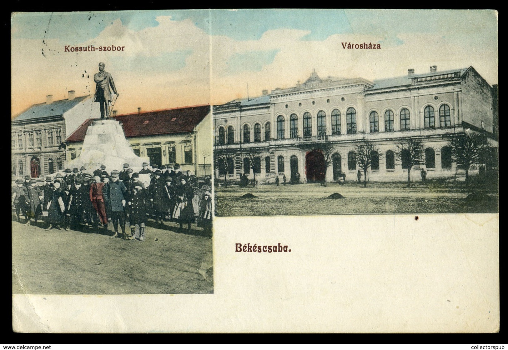 BÉKÉSCSABA 1912. Régi Képeslap - Hungary