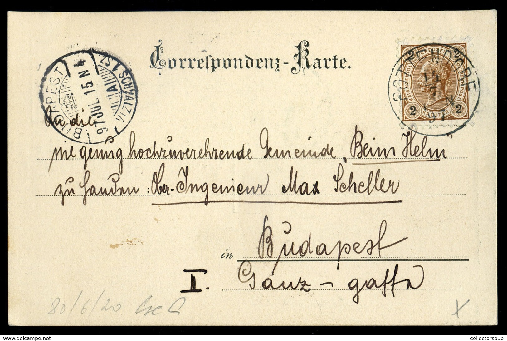 AUSZTRIA Steinfelder Lager 1897. Régi Képeslap - Other & Unclassified