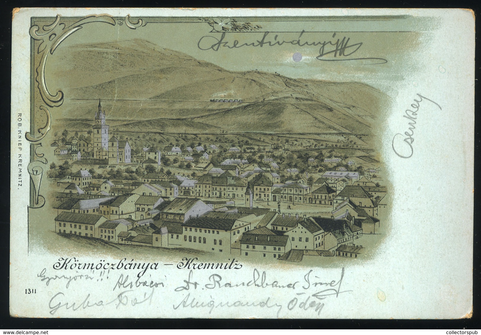 KÖRMÖCBÁNYA 1905. Litho Képeslap - Hongarije