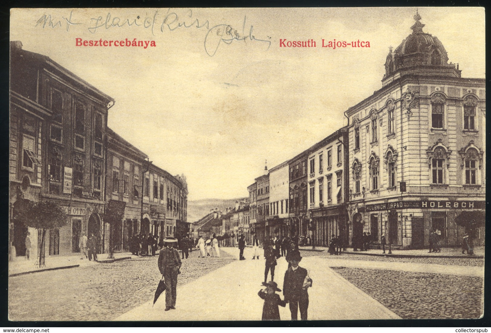 BESZTERCEBÁNYA 1908. Régi Képeslap, W.L. - Hongarije