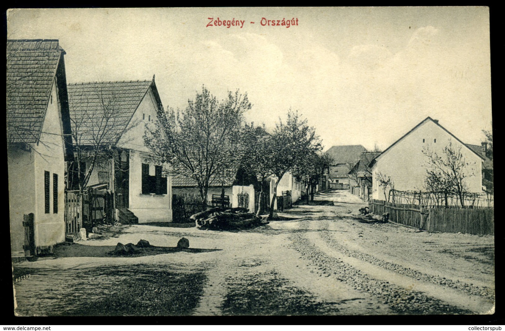 ZEBEGÉNY 1914. Régi Képeslap - Hongarije