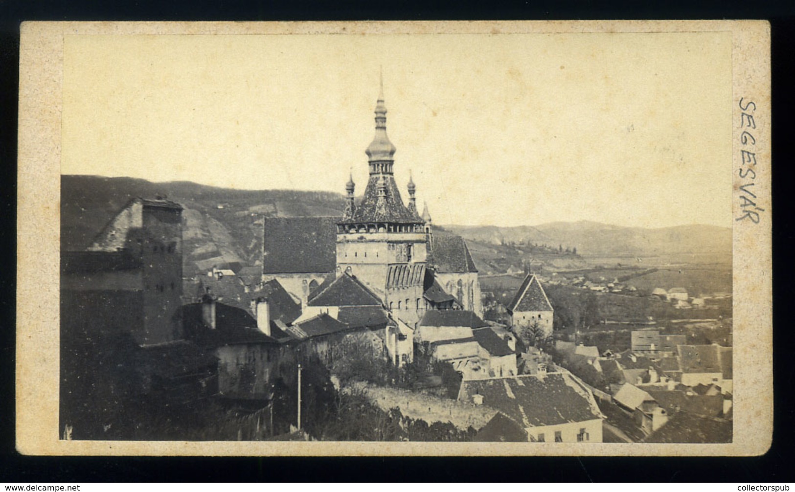 SEGESVÁR 1865-70. Ca. Látkép, Fotó : Schuller - Andere & Zonder Classificatie