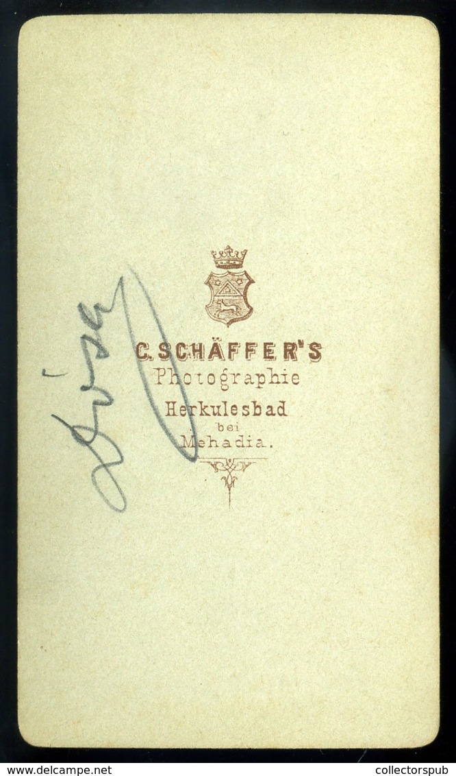 HERKULESFÜRDŐ 1860-65. Ca. Látkép, Fotó : Schaffer's - Autres & Non Classés