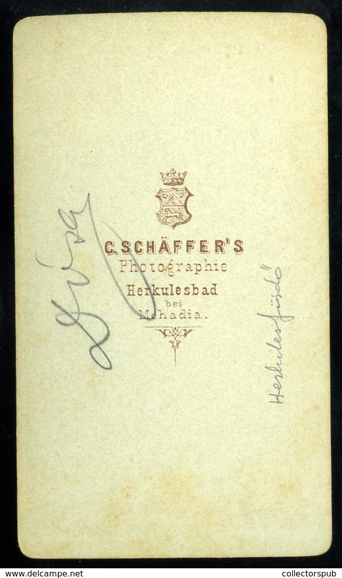 HERKULESFÜRDŐ 1860-65. Ca. Látkép, Visit Fotó : Schaffer's - Other & Unclassified