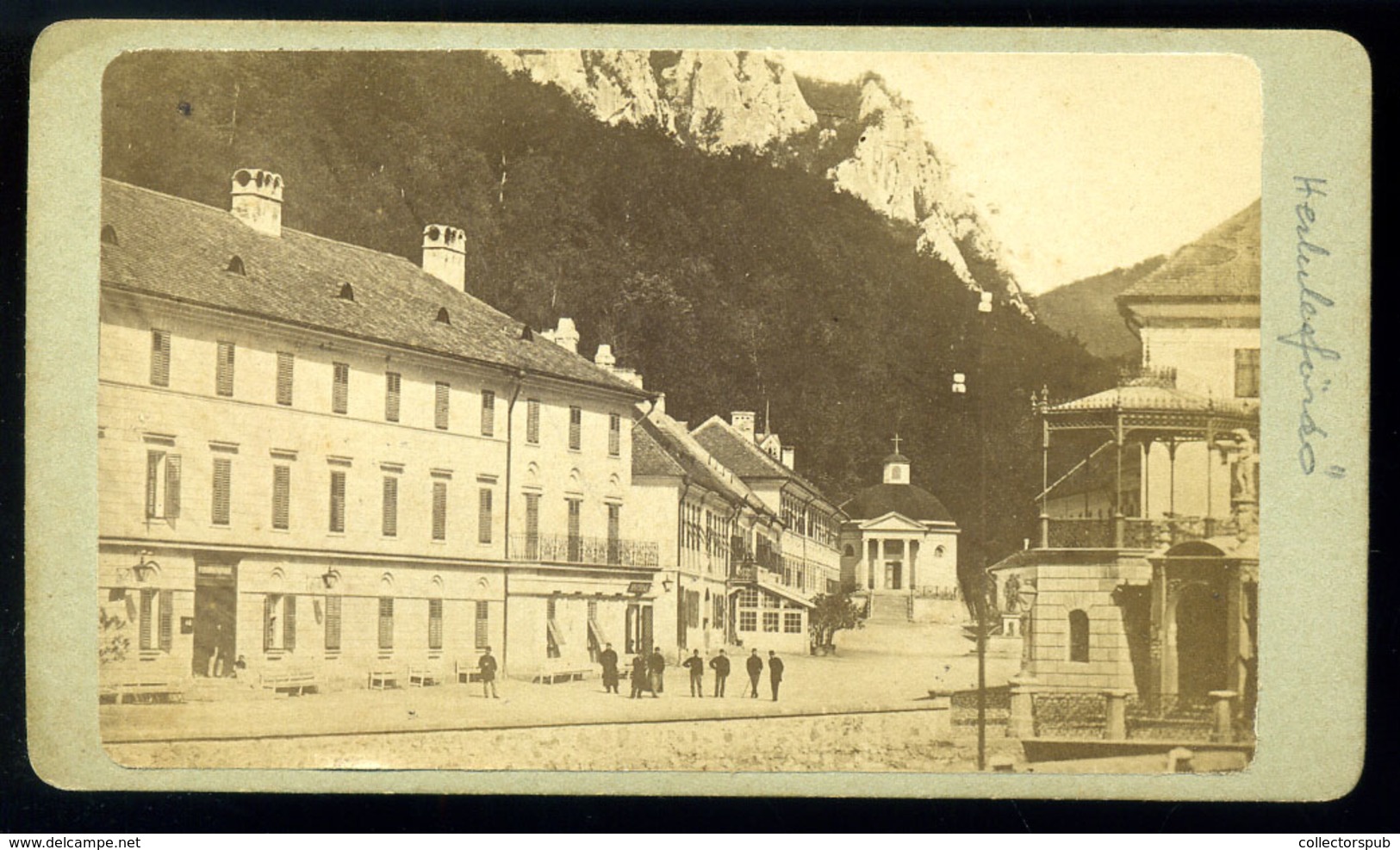 HERKULESFÜRDŐ 1860-65. Ca. Látkép, Visit Fotó : Schaffer's - Autres & Non Classés