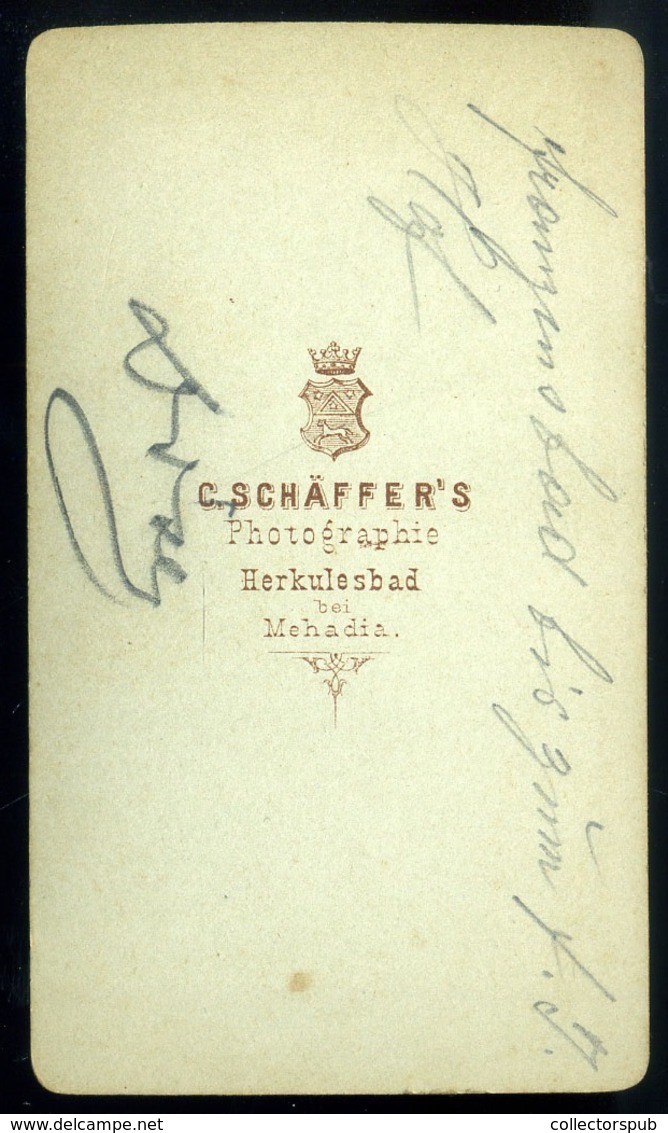 HERKULESFÜRDŐ 1860-65. Ca. Látkép, Visit Fotó : Schaffer's - Other & Unclassified