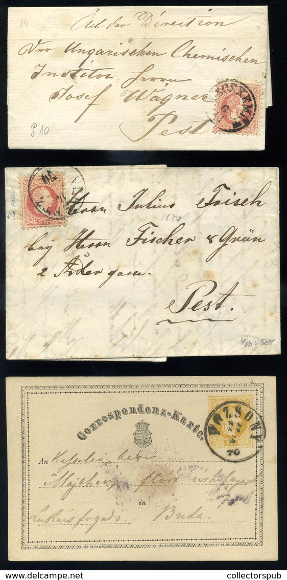 1867. 8 Db Küldemény, Jó Darabok - Gebruikt