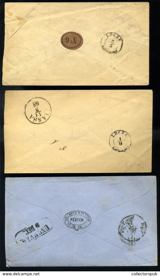 1867. 8 Db Küldemény, Jó Darabok - Used Stamps