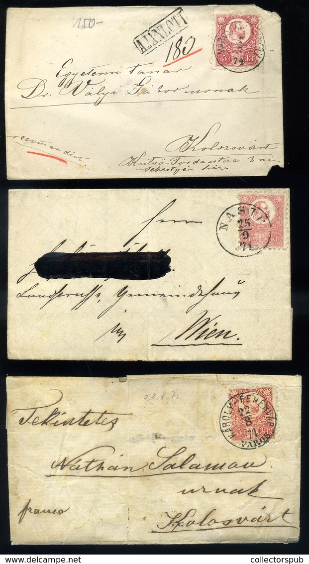 1871-74. Levéltétel , 24 Db Küldemény! - Used Stamps