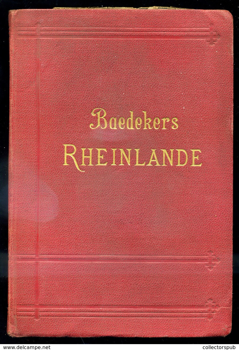 BAEDEKER Rheinlande 1909. Szép, Komplett - Non Classés
