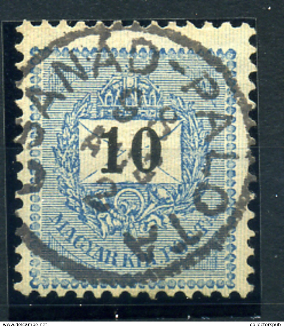 CSANÁDPALOTA 10Kr , Szép Bélyegzés - Used Stamps