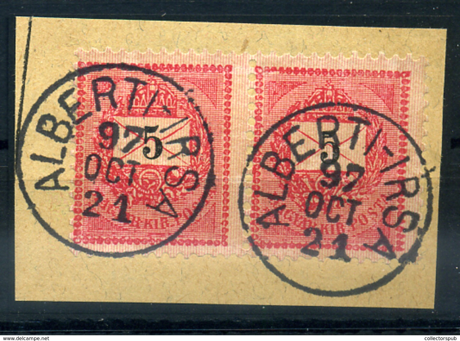 ALBERTIRSA 5Kr Pár , Szép Bélyegzés - Used Stamps