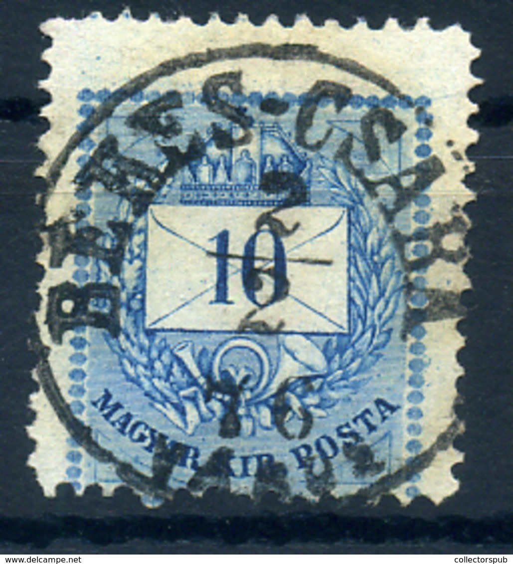 BÉKÉSCSABA 10Kr, Elfogazva, Szép Bélyegzés - Used Stamps